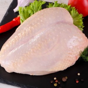 Raw chicken breast