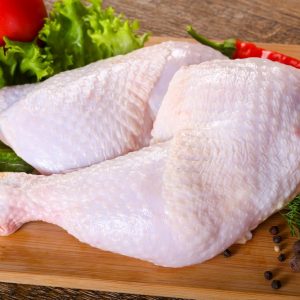 Raw chicken legs